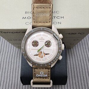 Swatch X Omega Bioceramic Moonswatch Mission To The Saturn Watch